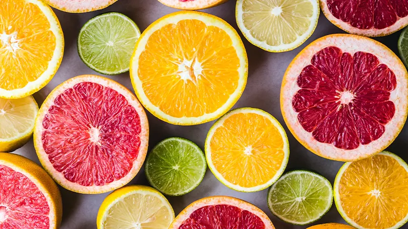 A selection of citrus fruits.