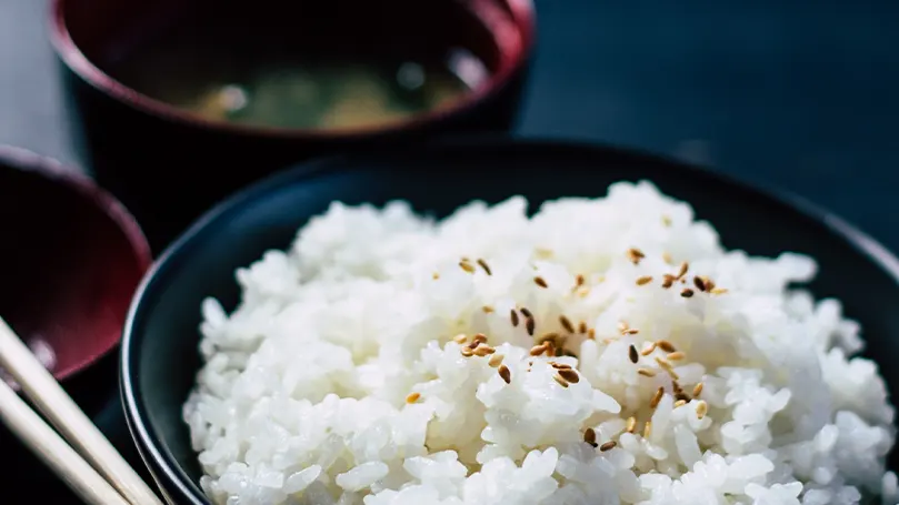 A bowl of rice.
