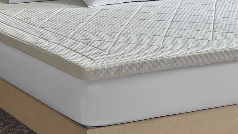 an image of a mattress topper made of memory foam