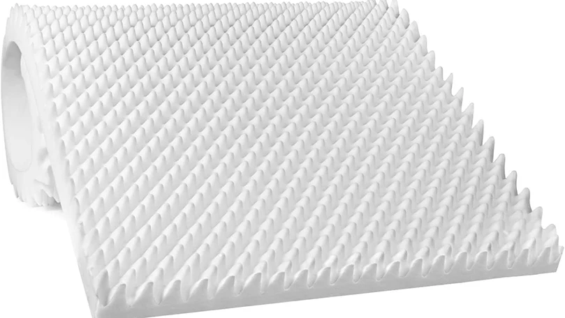 an image of egg crate memory foam