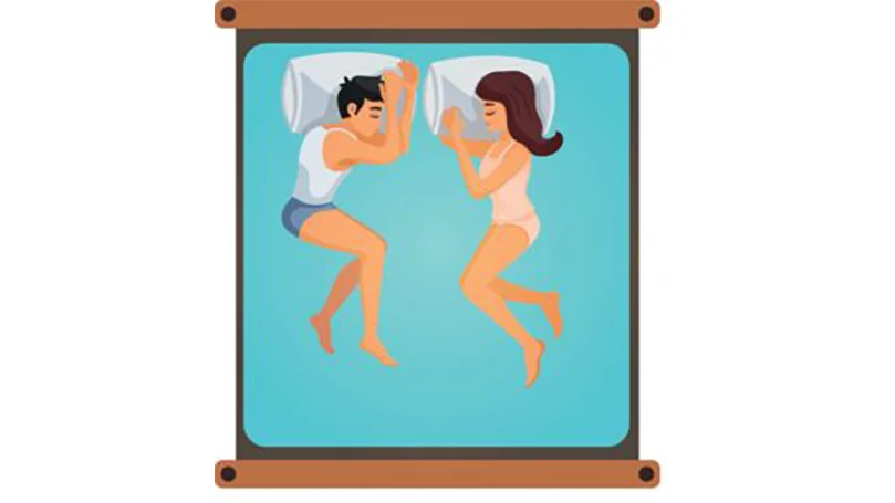 pillow talk couples sleeping position