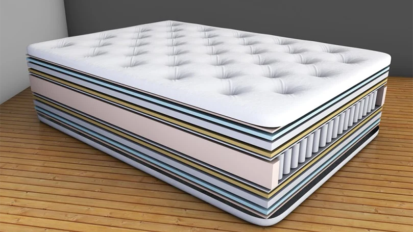 the anatomy of a hybrid mattress