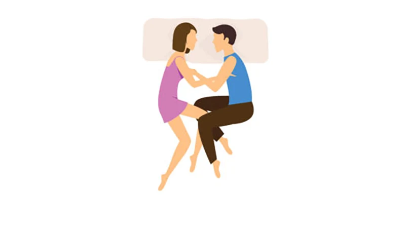 the lovers sleeping position for couples