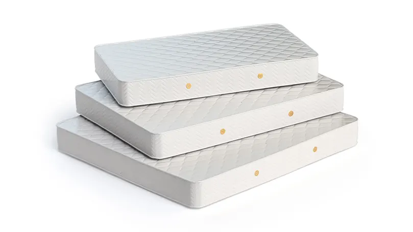 An image of three mattresses stacked on top each other