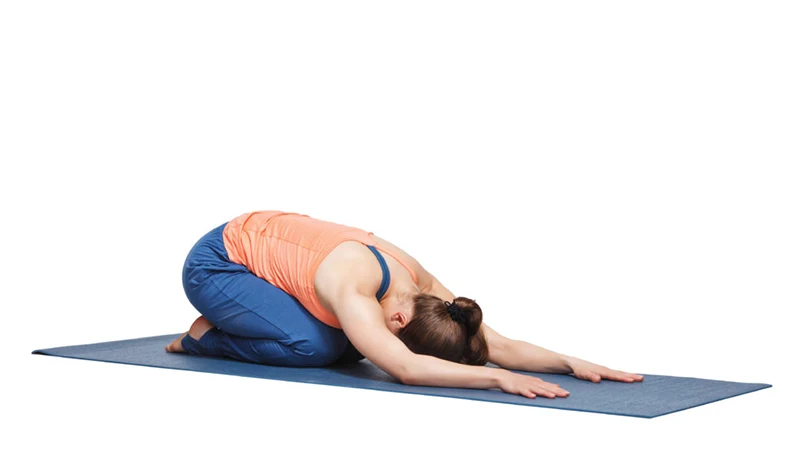 an image of balasana yoga pose