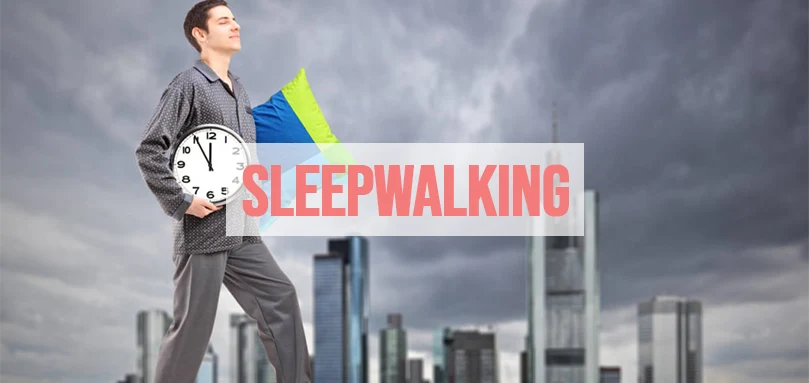 an image of a man who is sleepwalking