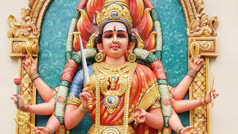 an image of hindu goddess