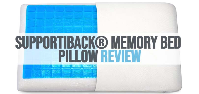Supportiback® memory bed pillow review
