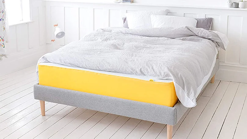 an image of eve original mattress in a bedroom on a eve bed base