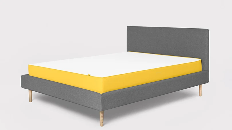 an image of eve original mattress on an Eve Tailored bed frame