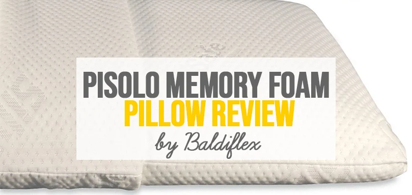 an image of pisolo memory foam pilow review by baldiflex