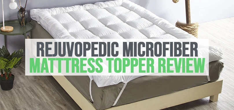 an image of rejuvopedic microfiber mattress topper