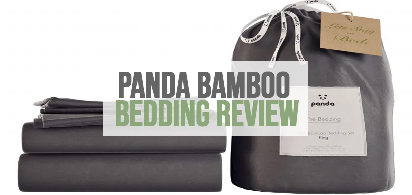 a featured image of panda bamboo bedding