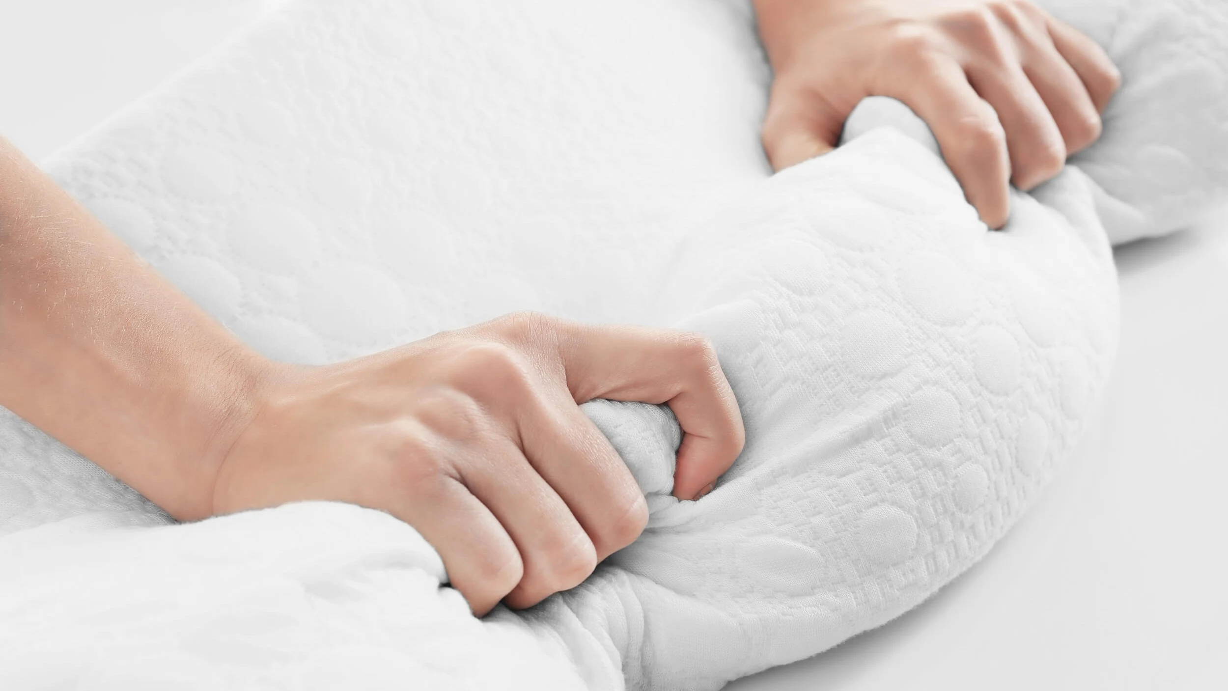 a product image of shredded memory foam pillow