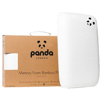 A product image of Panda Luxury Bamboo Memory Foam Pillow