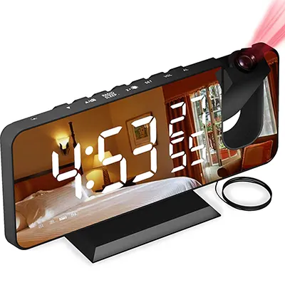 Small product image of Aikove Projection Clock 7” LED Mirror Display