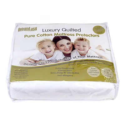 Product image of Dreameasy Luxury Pure Cotton Mattress Protector