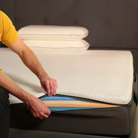 product image of Emma premium hybrid mattress shot in our studio