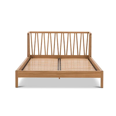 an image of a product image of eve spindle bed frame
