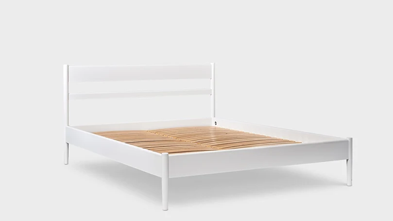 an image of eve sleep minimal bed frame without a mattress