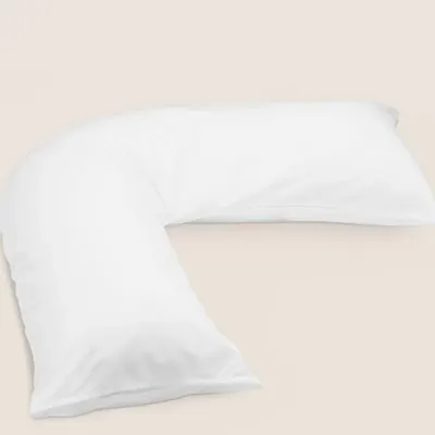 a product image of the Medium V-Shaped Pillow with Pillowcase
