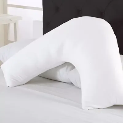 a product image of the V Shaped Duck Feather and Down Pillow