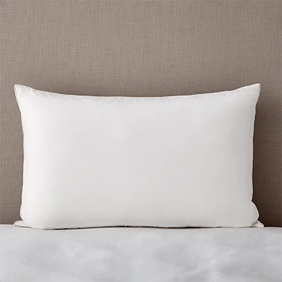 a product image of white company's goose & feather down pillow