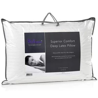 a product image of Relyon Superior Comfort Deep Latex Pillow