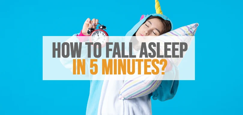 a featured image of how to fall asleep in 5 minutes