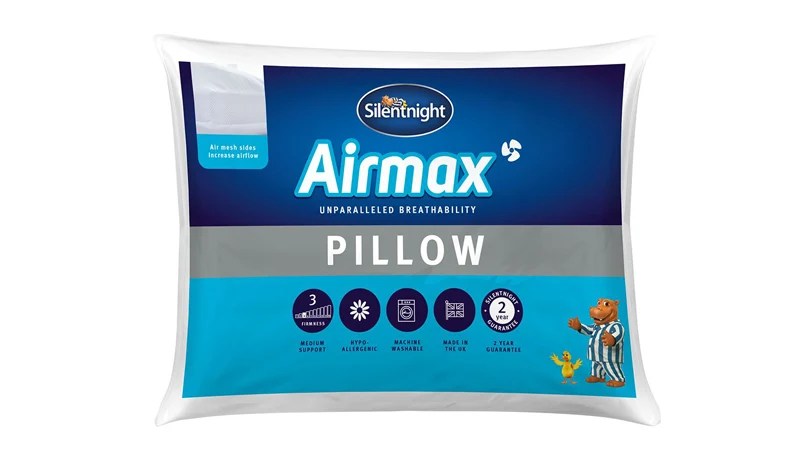 an image of review of silentnight airmax pillow