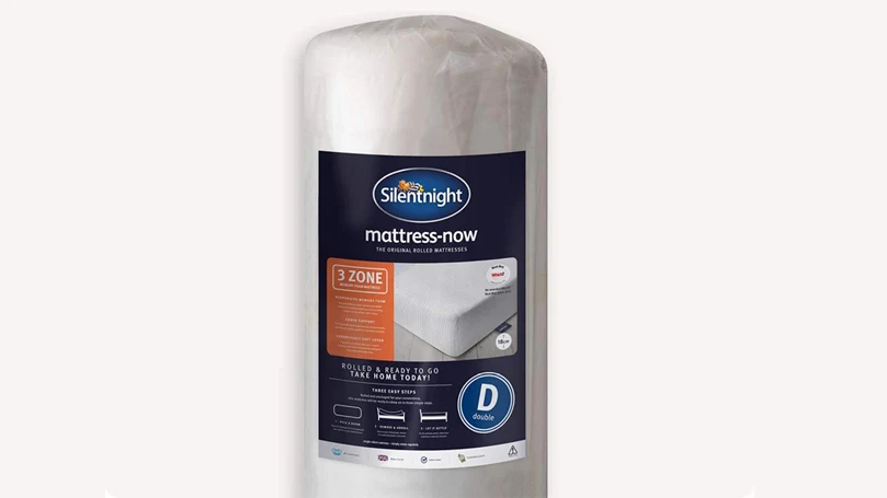 an image of silentnight 3 zone memory foam mattress features