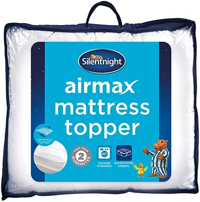 a product image of silentnight airmax mattress topper