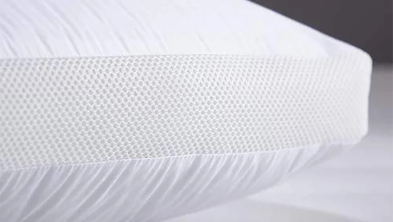 an image of silentnight latex core pillow close up