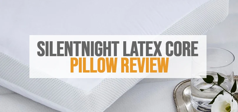 a featured image of silentnight latex core pillow
