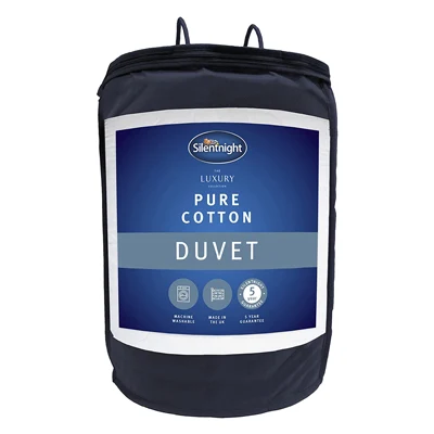 a product image of silentnight pure cotton duvet