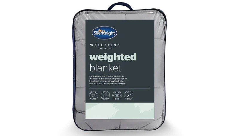 an image of silentnight weighted blanket features