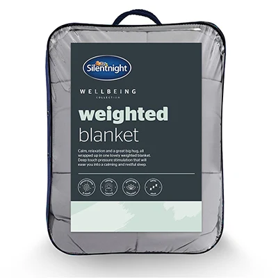 a product image of silentnight weighted blanket
