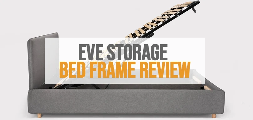 a featured image of eve storage bed frame