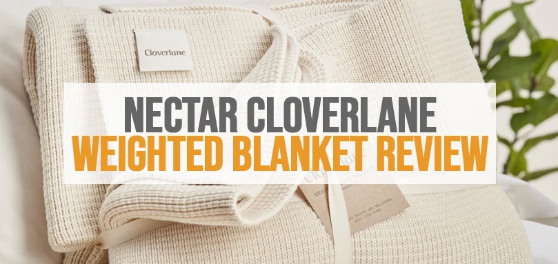 a featured image of nectar weighted blanket review