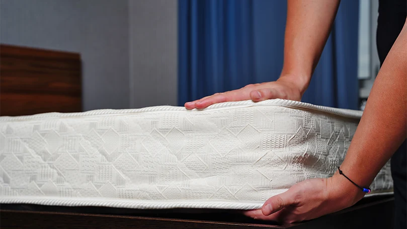 an image of a high density memory foam mattress
