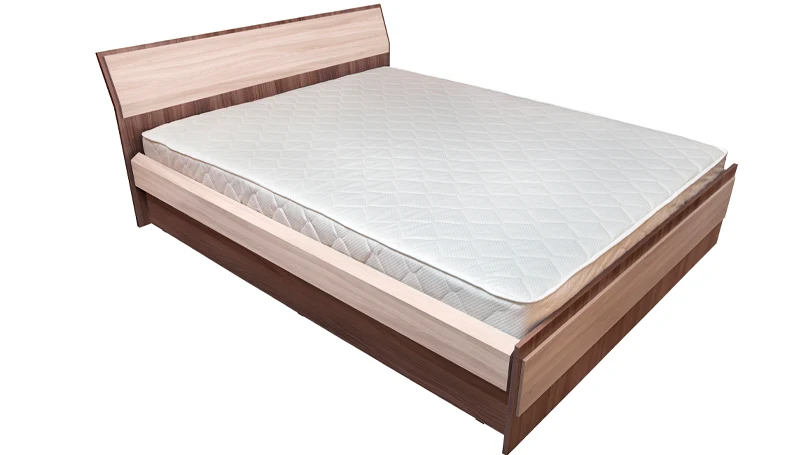 an image of a memory foam mattress with springs