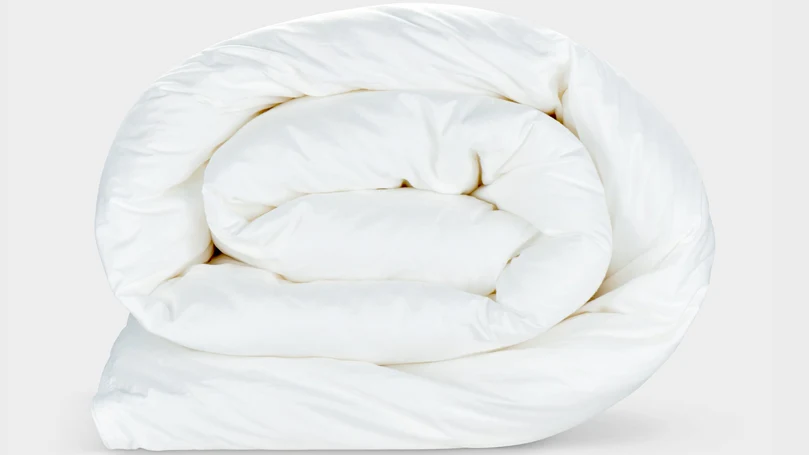 an image of rolled eve eco light duvet