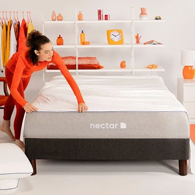 A product image of Nectar Hybrid mattress.