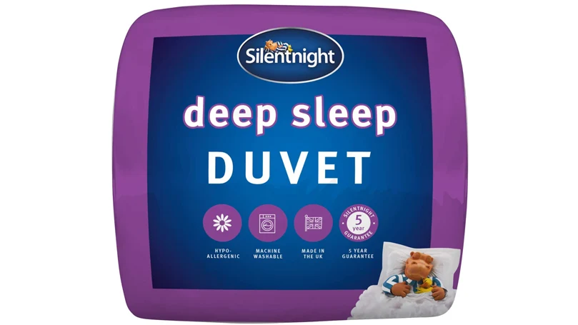 Product image of the silentnight deep sleep duvet package