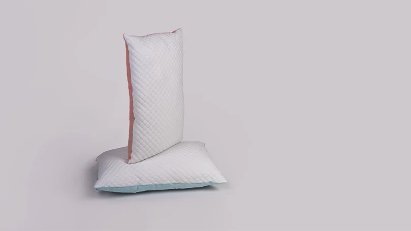 an image of two memory foam pillows