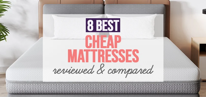 a featured image of 8 best cheap mattress UK picks