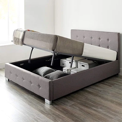 A product image of the Aspire Beds Ottoman Bed