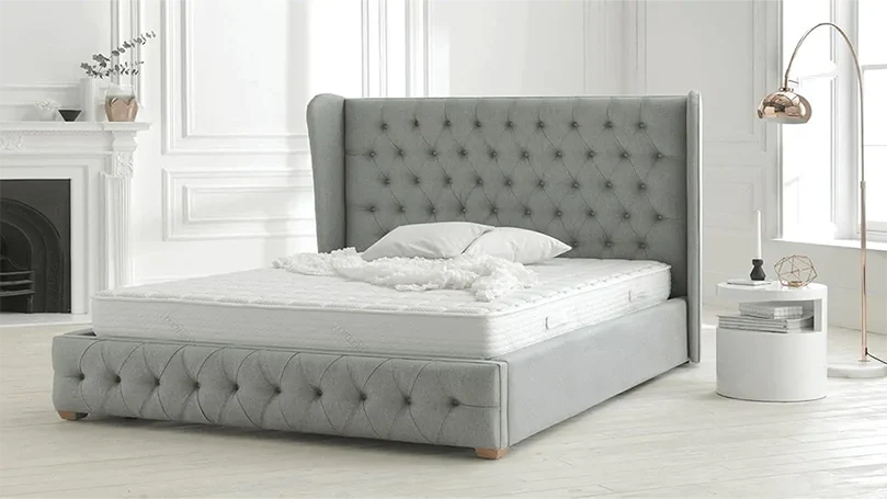 an image of dormeo memory fresh mattress on a bed base