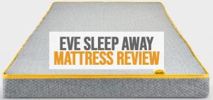 a featured image of eve sleep away mattress review