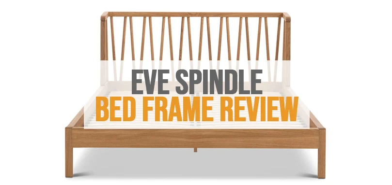 an image of eve spindle bed frame review